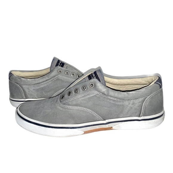 Sperry Halyard CVO Salt Washed Laceless Sneakers - Picture 3 of 10